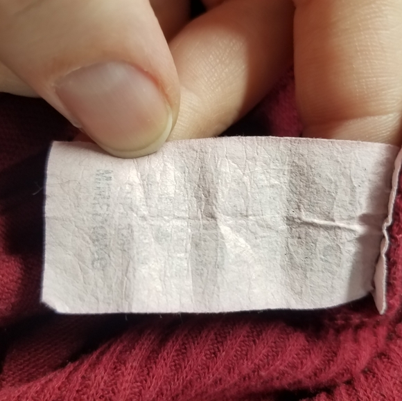 Entro Burgundy Red Cut Out Mock Neck Dress - Picture 4 of 6